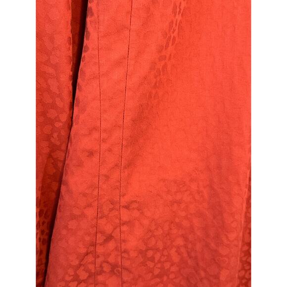 INVESTMENTS Gold Fall Rust Safari Print Business Office Casual Blouse 20W - Picture 9 of 16